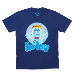 KAWS x Monsters Boo Berry Tee Blue NWT Size L